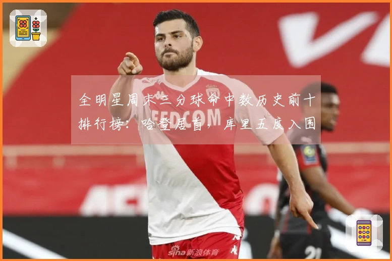 全明星周末三分球命中数历史前十排行榜：哈登居首，库里五度入围